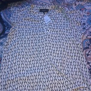 Wht/Blk s contem tops